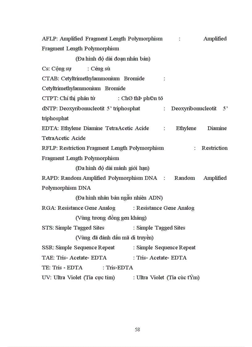 image for page Phân tích đa dạng trình tự nucleotit các vùng tương đồng gen kháng ở một số giống lúa Việt Nam