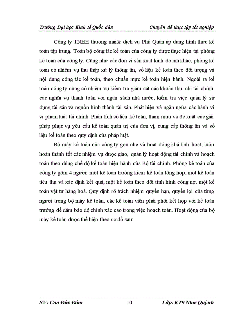 image for page Kế toán bán hàng và xác định kết quả kinh doanh tại công ty TNHH Thương mại và dịch vụ Phú Quân