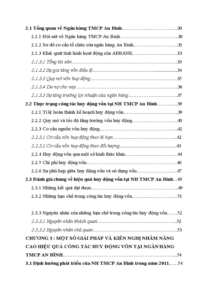 image for page Giải pháp nâng cao hiệu quả công tác huy động vốn tại Ngân Hàng Thương Mại Cổ Phần An Bình 1
