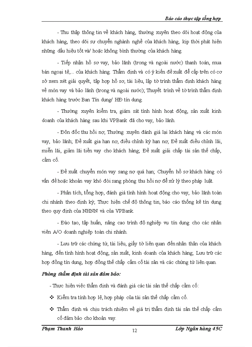image for page Một số giải pháp góp phần phát triển hoạt động cho vay trả góp của VPBANK Hà Nội