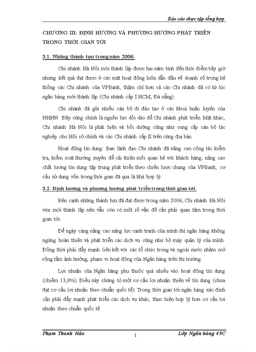 image for page Một số giải pháp góp phần phát triển hoạt động cho vay trả góp của VPBANK Hà Nội