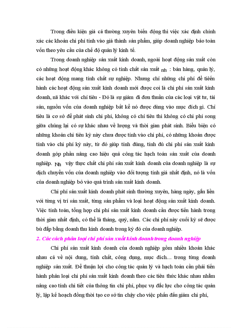 image for page Chi phí sản xuất và các giải pháp hạ thấp chi phí sản xuất kinh doanh tại Công ty Bóng đèn Phích nước Rạng Đông 1
