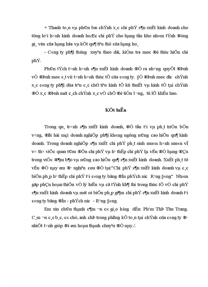 image for page Chi phí sản xuất và các giải pháp hạ thấp chi phí sản xuất kinh doanh tại Công ty Bóng đèn Phích nước Rạng Đông 1