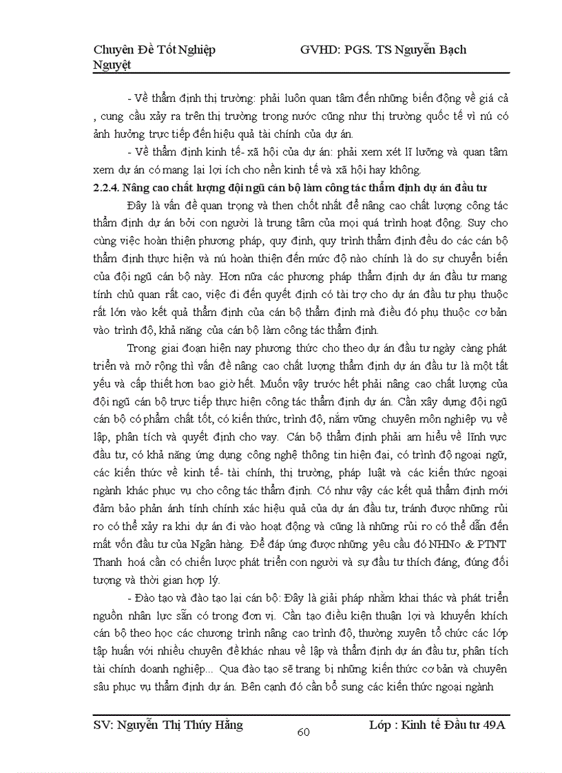 image for page Hoàn thiện công tác thẩm định dự án đầu tư tại ngân hàng nông nghiệp và phát triển nông thôn tỉnh Thanh Hóa