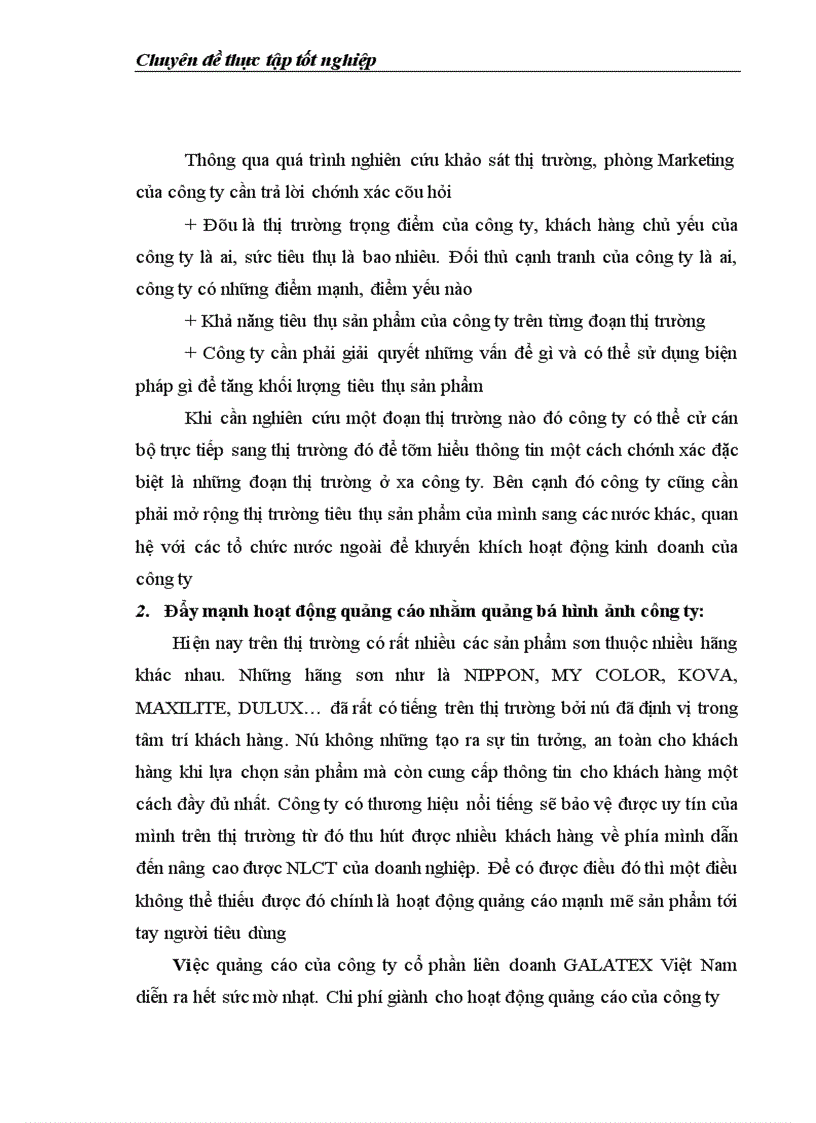 image for page Nâng cao năng lực cạnh tranh của công ty cổ phần liên doanh GALATEX Việt Nam