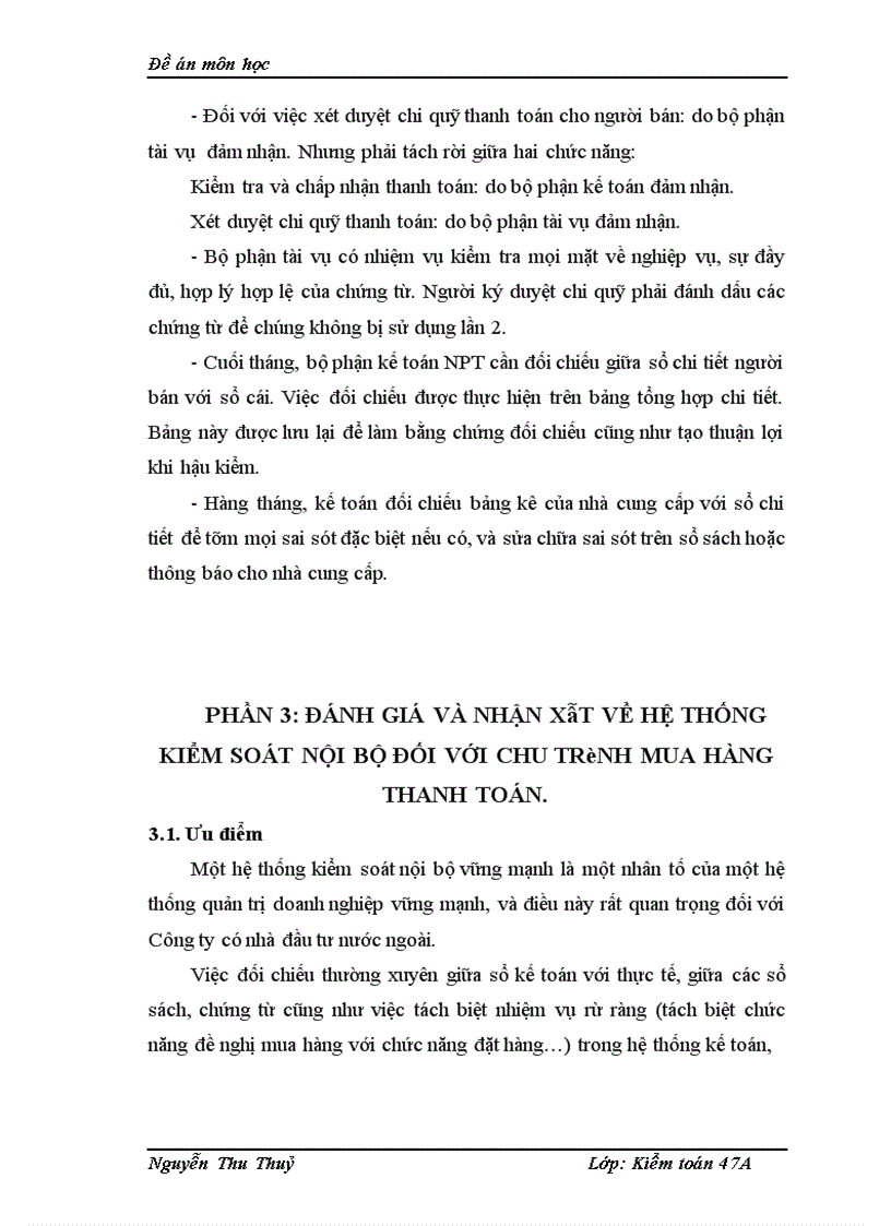 image for page Tìm hiểu về hệ thống kiểm soát nội bộ đối với chu trình mua hàng thanh toán