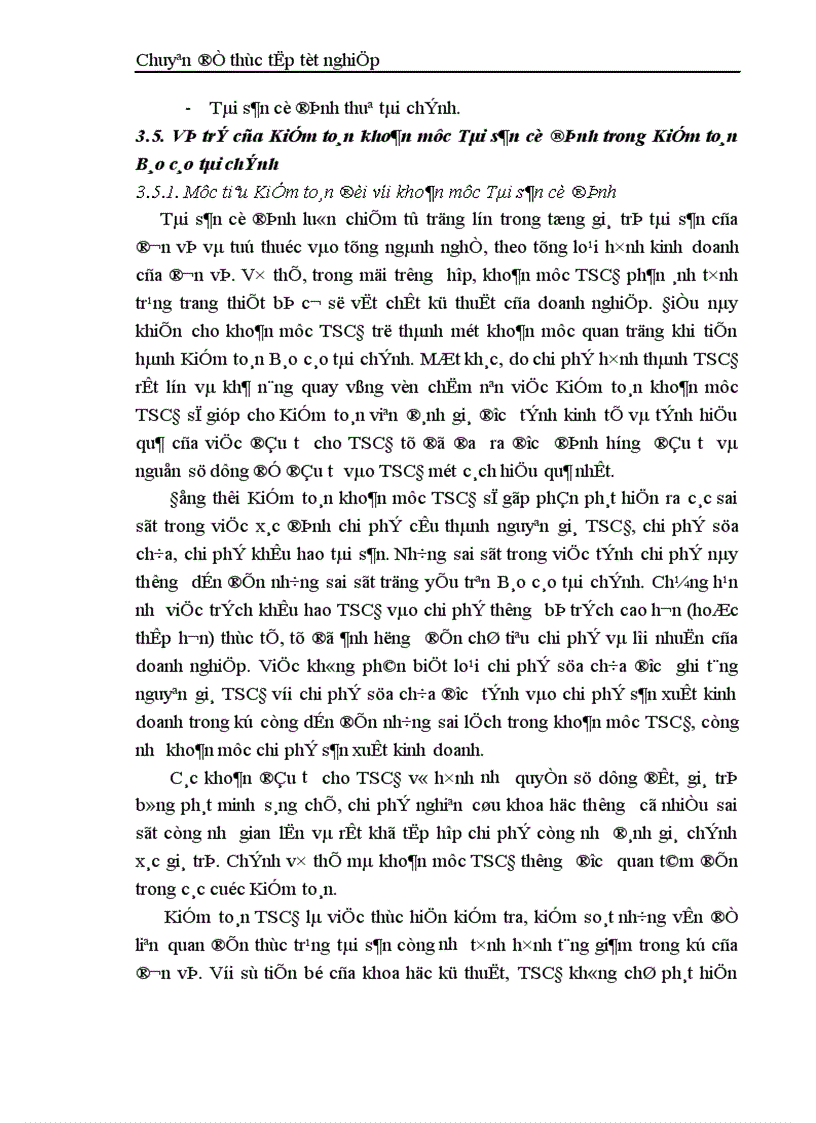 image for page Thực trạng kiểm toán khoản mục TSCĐ trong kiểm toán báo cáo tài chính do công ty TNHH Kiểm toán và Tư vấn tài chính quốc tế IFC thực hiện 1