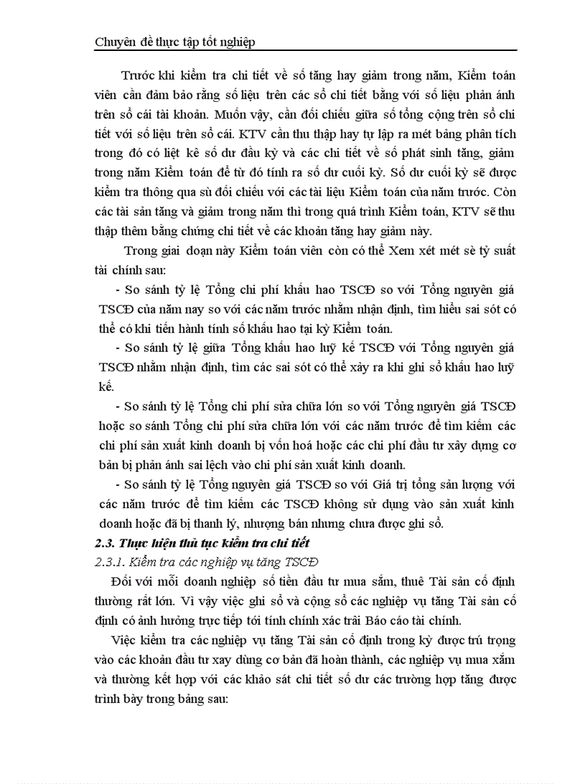 image for page Thực trạng kiểm toán khoản mục TSCĐ trong kiểm toán báo cáo tài chính do công ty TNHH Kiểm toán và Tư vấn tài chính quốc tế IFC thực hiện 1