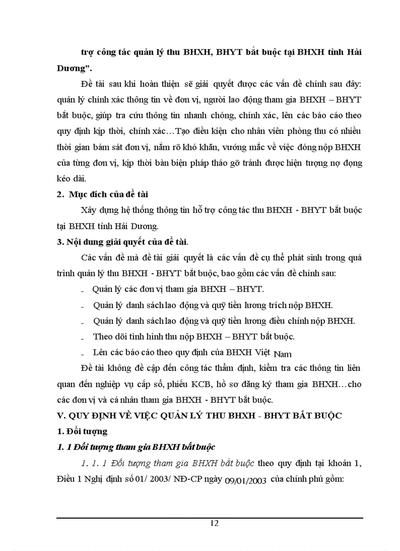 image for page Xây dựng hệ thống thông tin hỗ trợ công tác quản lý thu BHXH BHYT bắt buộc tại BHXH tỉnh Hải Dương