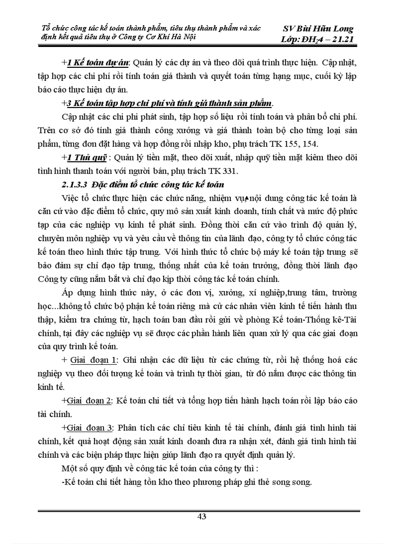 image for page Tổ chức công tác kế toán thành phẩm và tiêu thụ thành phẩm và xác định kết quả tiêu thụ ở công ty cơ khí Hà Nội 1