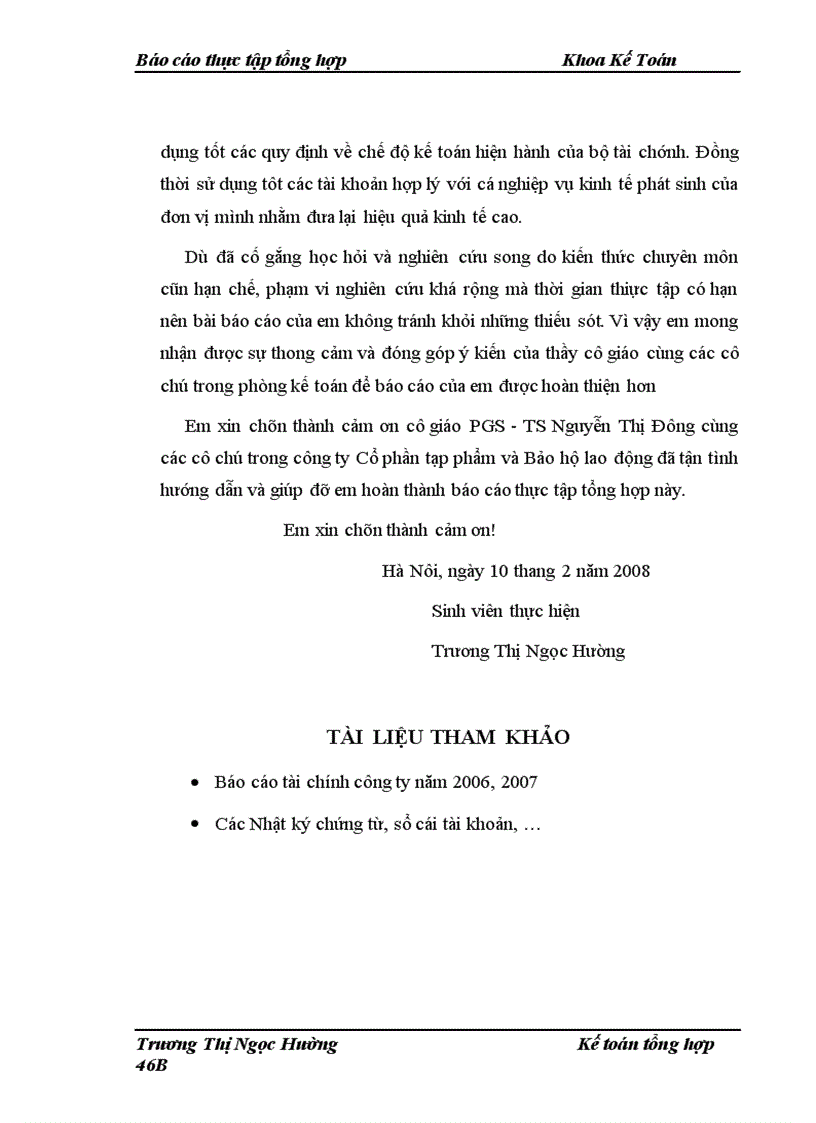 image for page Thực trạng tổ chức bộ máy kế toán và công tác kế toán tại công ty Cổ phần tạp phẩm và Bảo hộ lao động