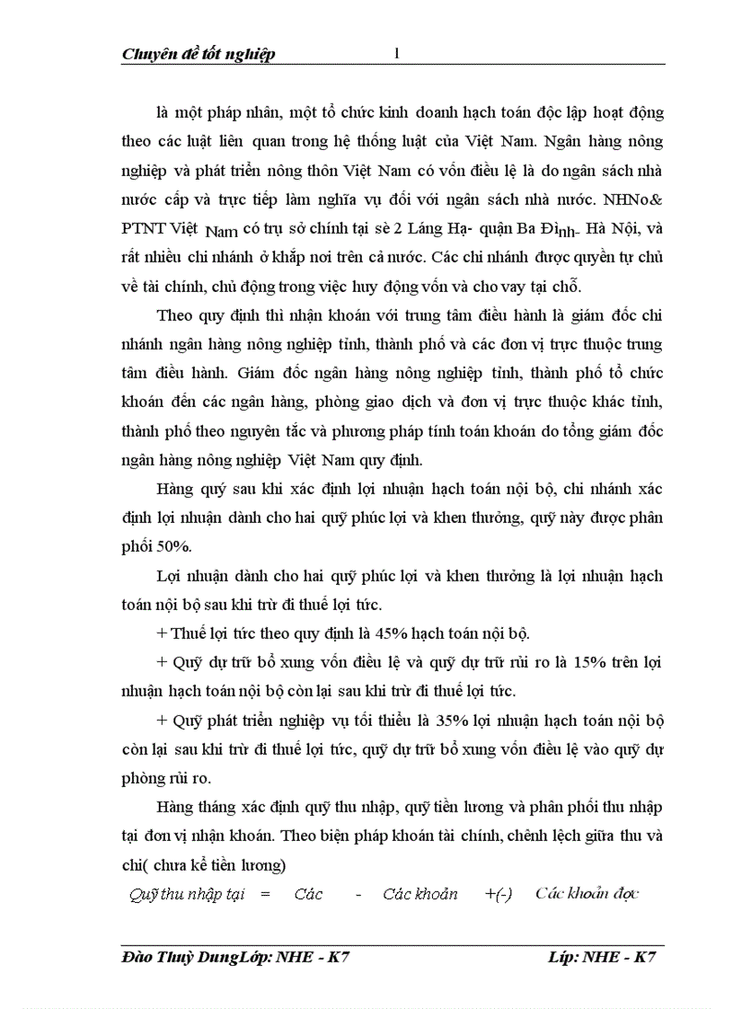 image for page Một số giải pháp nhằm tăng thu giảm chi phí nâng cao hiệu quả kinh doanh tại chi nhánh NHNo PTNT 24 Láng Hạ Hà Nội 1