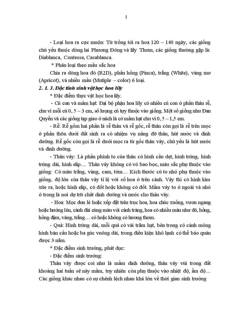 image for page Nghiên cứu ảnh hưởng của độ cao mầm củ đến năng suất chất lượng hoa lily Sorbonne trồng chậu vụ Đông Xuân 2010 2011 tại Thái Nguyên