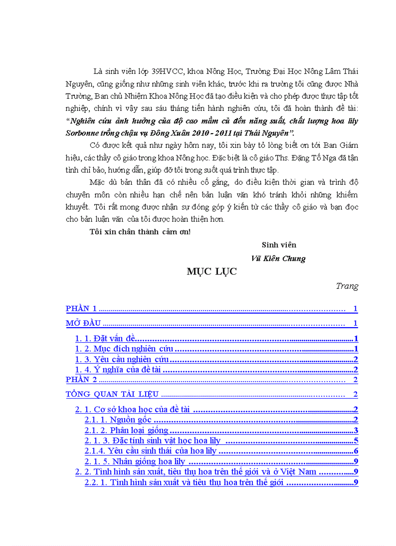 image for page Nghiên cứu ảnh hưởng của độ cao mầm củ đến năng suất chất lượng hoa lily Sorbonne trồng chậu vụ Đông Xuân 2010 2011 tại Thái Nguyên