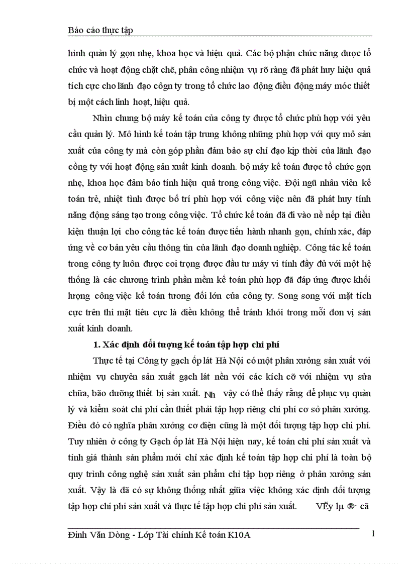 image for page Tổ chức công tác kế toán chi phí sản xuất và tính giá thành sản phẩm tại công ty Gạch ốp lát Hà Nội 1