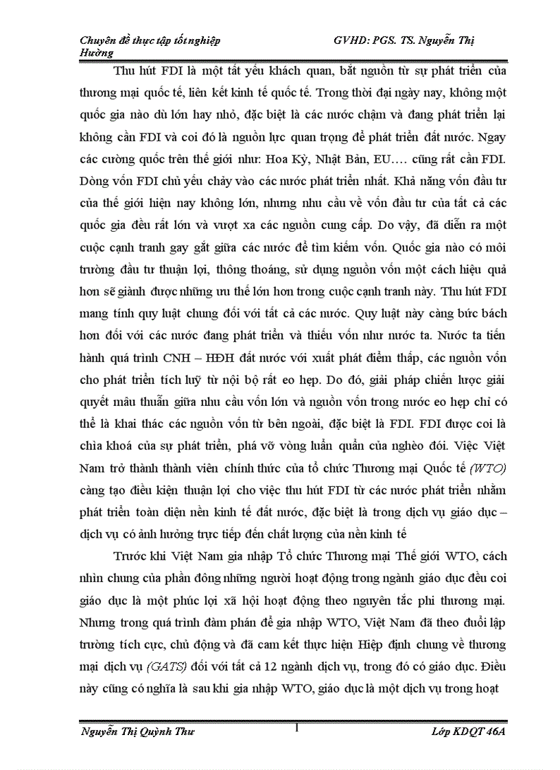 image for page Thu hút đầu tư trực tiếp nước ngoài vào phát triển lĩnh vực dịch vụ trong bối cảnh Việt Nam là thành viên chính thức của WTO