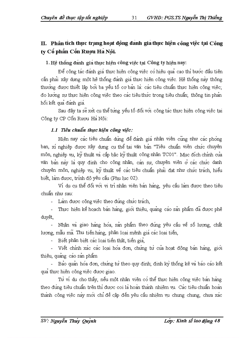 image for page Hoa n thiê n công ta c đa nh gia thư c hiê n công viê c ta i Công ty cô phâ n Cô n Rươ u Ha Nô i