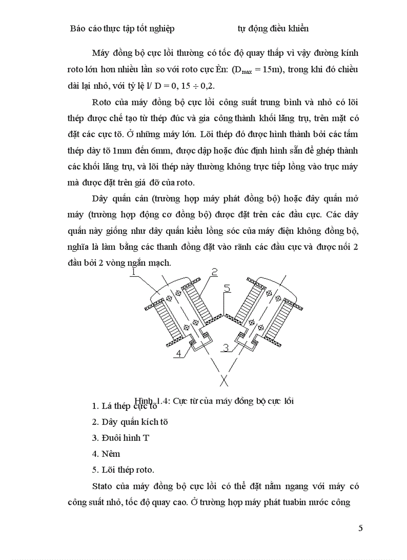 image for page Khảo sát các sơ đồ hệ thống tự kích và tự ổn định điện áp của máy phát điện đang vận hành theo công suất khác nhau 1