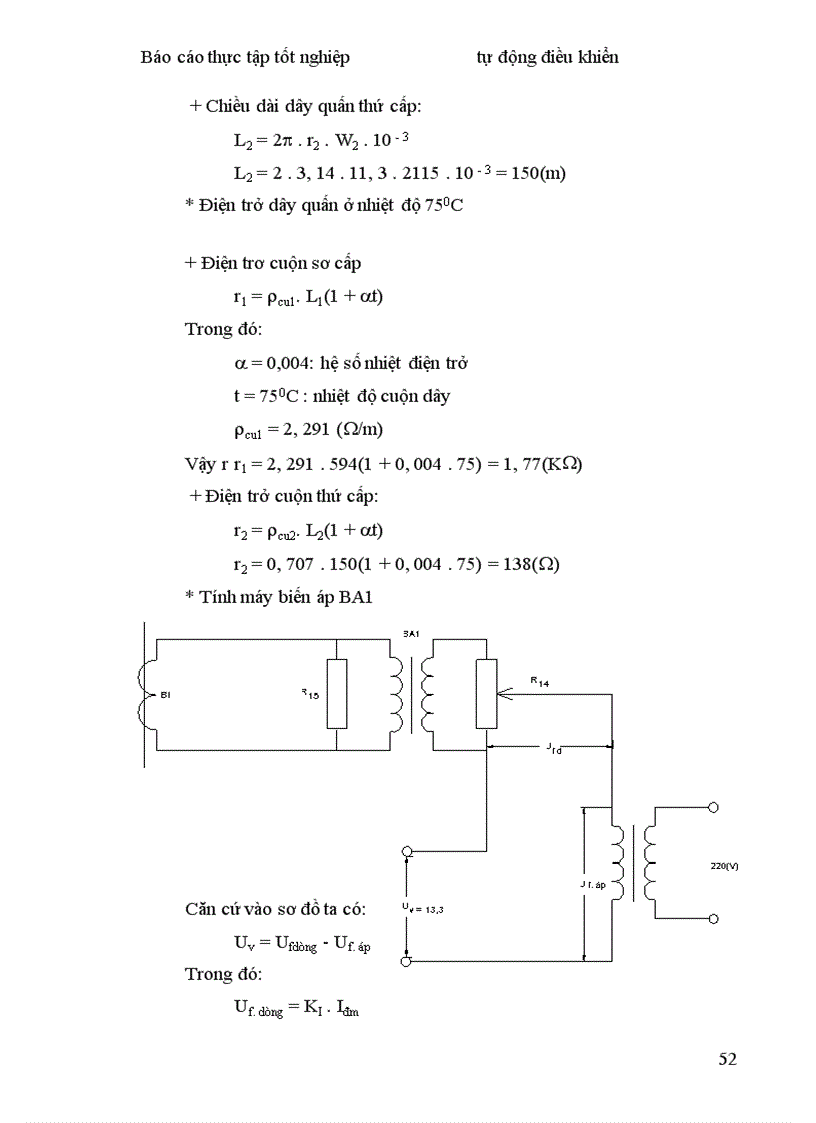 image for page Khảo sát các sơ đồ hệ thống tự kích và tự ổn định điện áp của máy phát điện đang vận hành theo công suất khác nhau 1