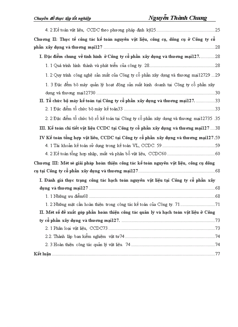 image for page Hoàn thiện công tác kế toán nguyên vật liệu và công cụ dụng cụ tại Công ty cổ phần xây dựng và thương mại127 1