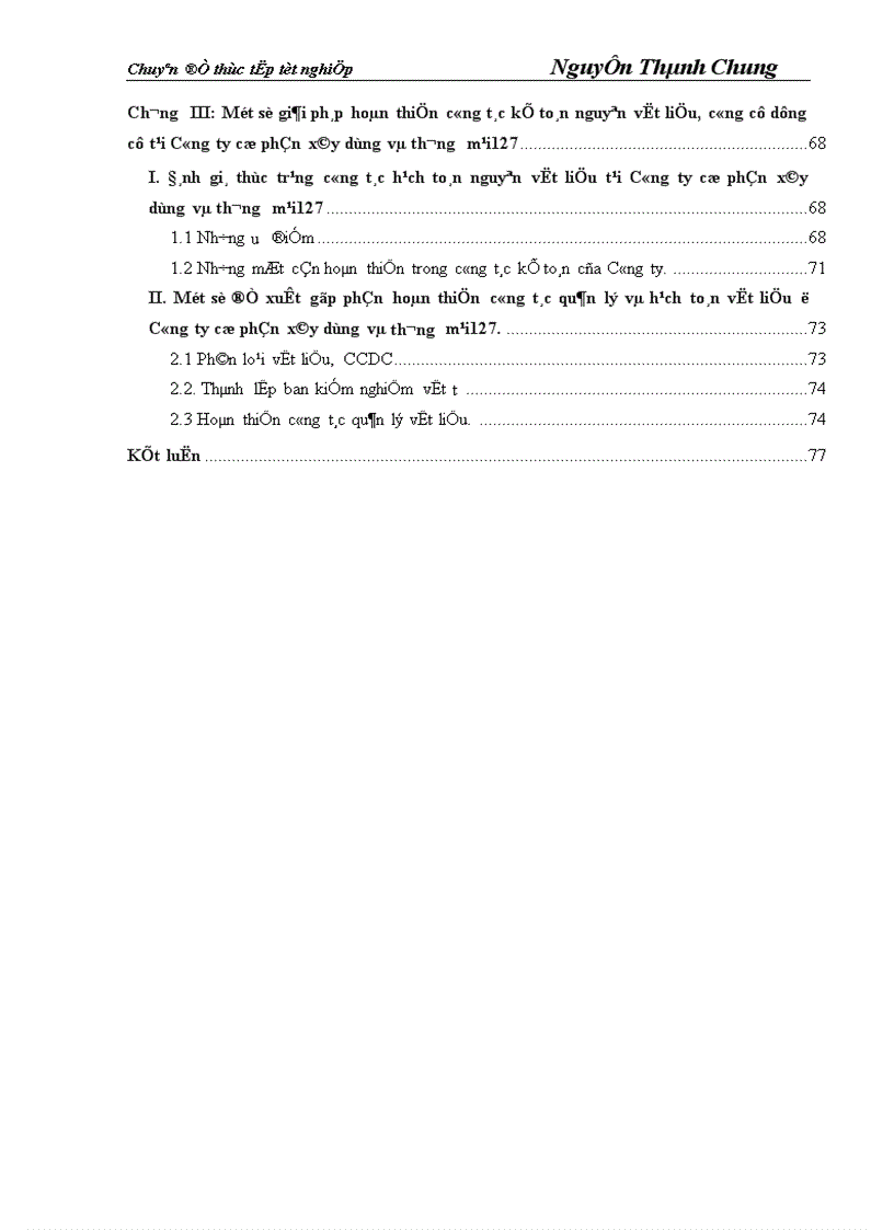 image for page Hoàn thiện công tác kế toán nguyên vật liệu và công cụ dụng cụ tại Công ty cổ phần xây dựng và thương mại127 1