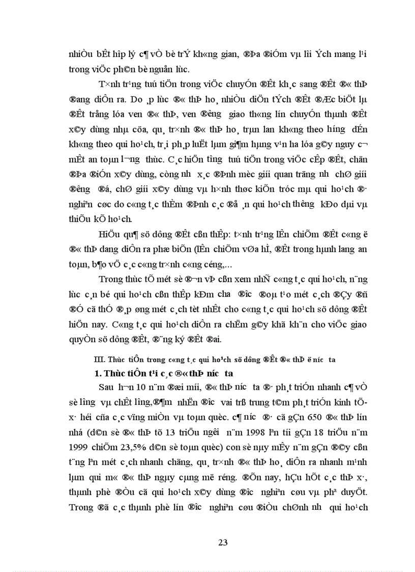 image for page Một số vấn đề về qui hoạch sử dụng đất ở đô thị việt nam và giải pháp 1