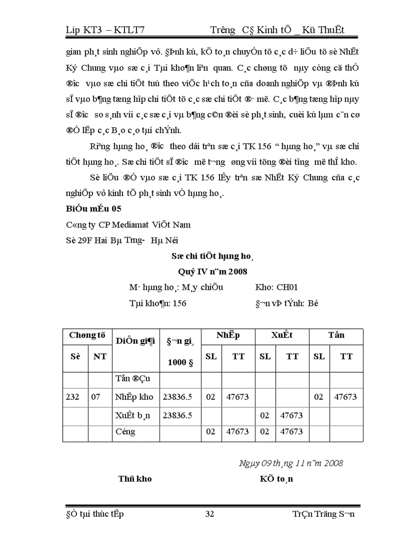 image for page Tổ chức kế toán bán hàng và xác định kết quả bán hàng ở Công ty Công ty CP Mediamart VN