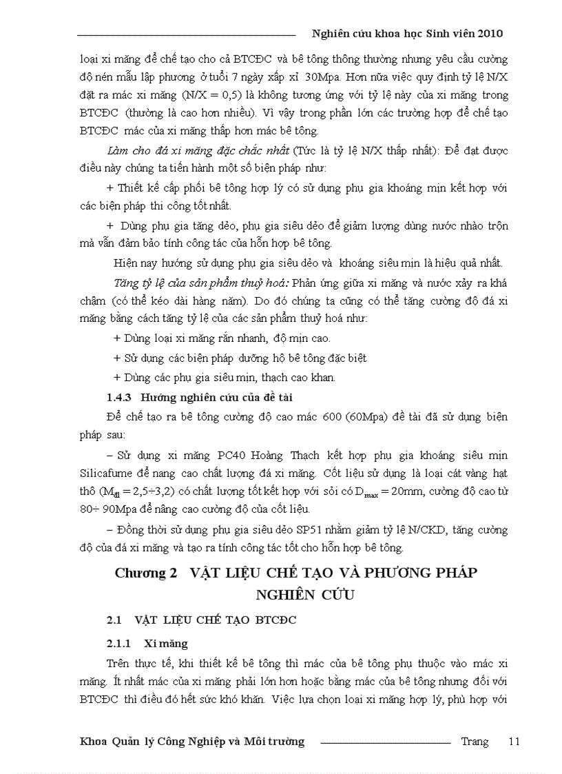 image for page Nghiên cứu sử dụng các loại vật liệu sẵn có ở tỉnh Thái Nguyên để chế tạo bê tông cường độ cao mác 600 dùng xây dựng các công trình trên địa bàn tỉnh Thái Nguyên