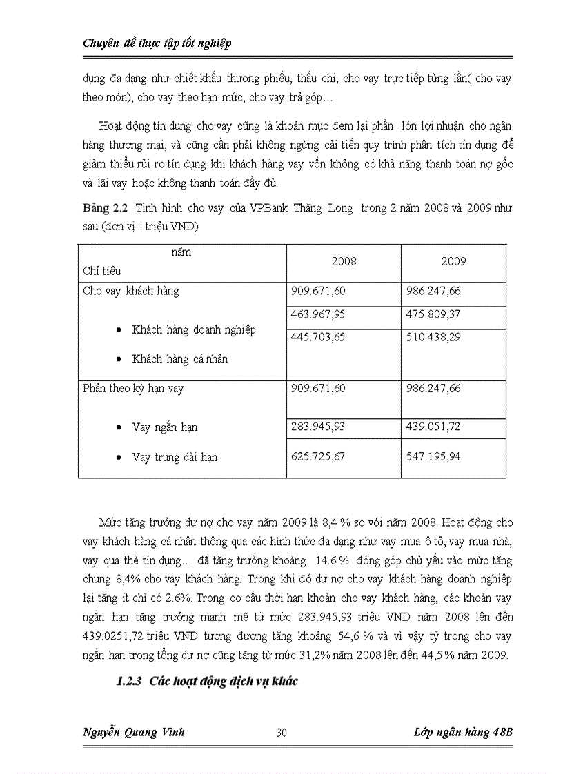 image for page Nâng cao chất lượng phân tích tín dụng trong công tác cho vay doanh nghiệp tại ngân hàng VPBank chi nhánh Thăng Long 1