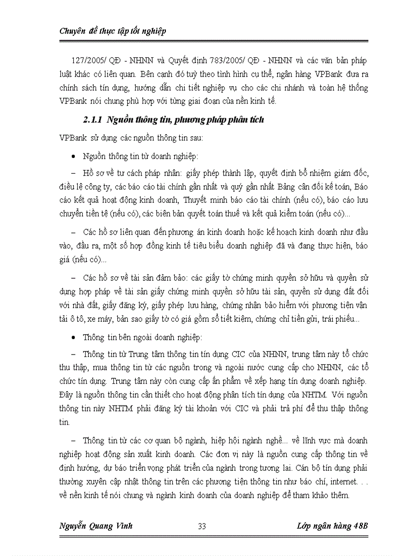 image for page Nâng cao chất lượng phân tích tín dụng trong công tác cho vay doanh nghiệp tại ngân hàng VPBank chi nhánh Thăng Long 1