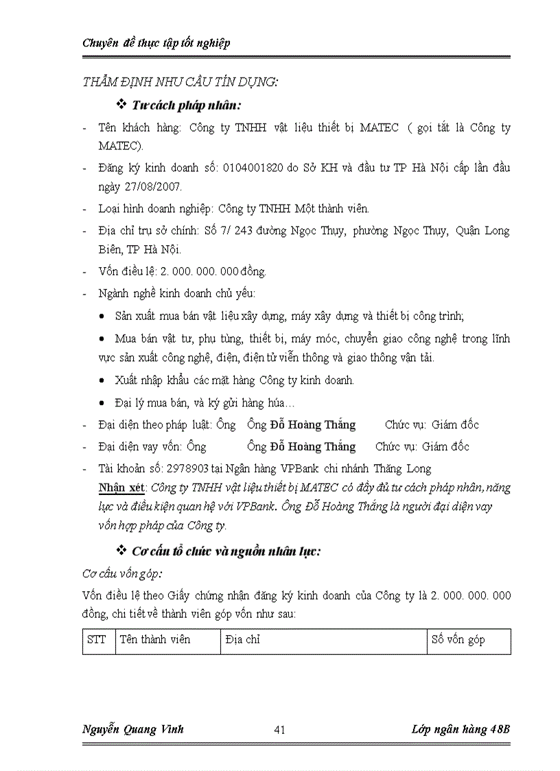 image for page Nâng cao chất lượng phân tích tín dụng trong công tác cho vay doanh nghiệp tại ngân hàng VPBank chi nhánh Thăng Long 1