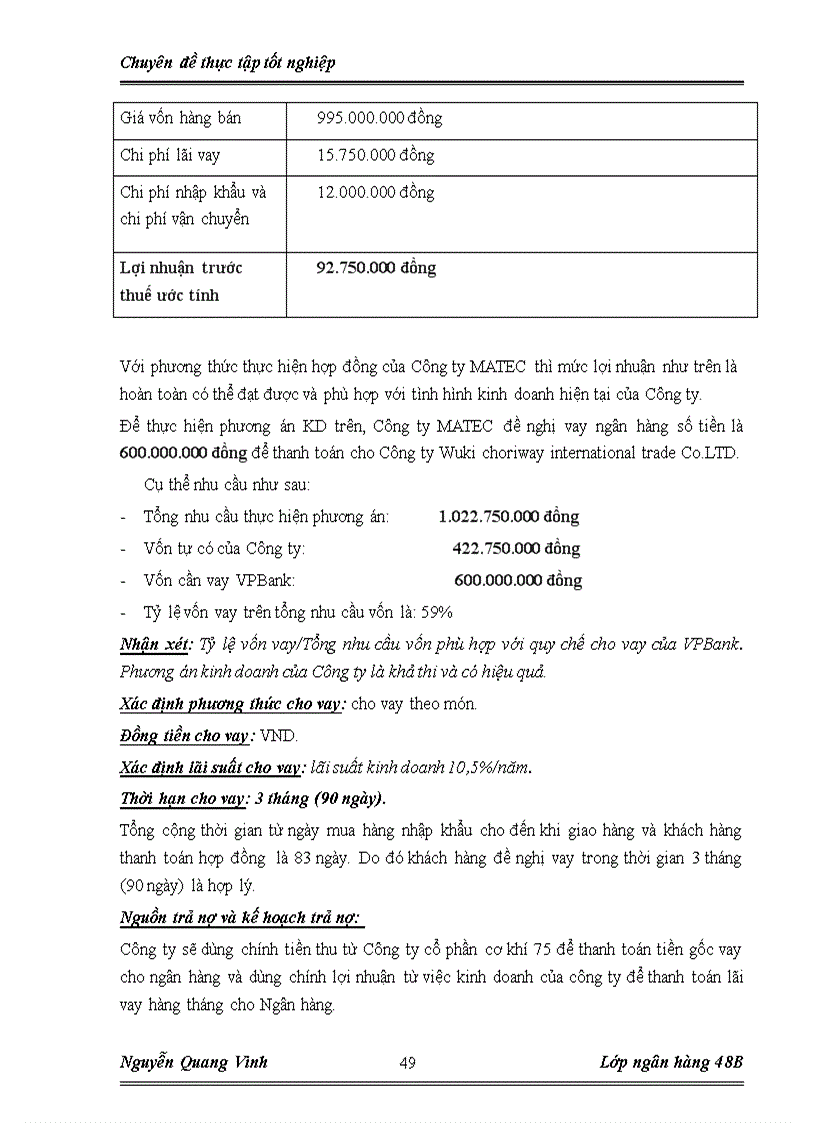 image for page Nâng cao chất lượng phân tích tín dụng trong công tác cho vay doanh nghiệp tại ngân hàng VPBank chi nhánh Thăng Long 1