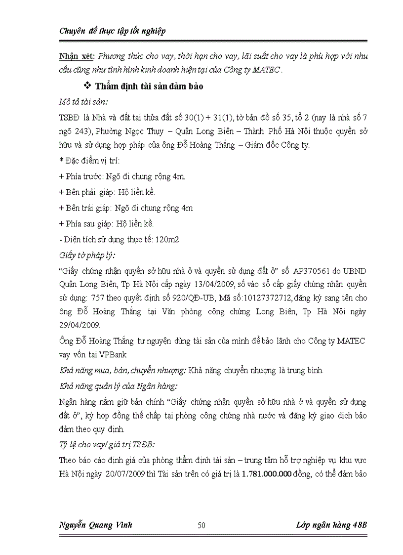 image for page Nâng cao chất lượng phân tích tín dụng trong công tác cho vay doanh nghiệp tại ngân hàng VPBank chi nhánh Thăng Long 1