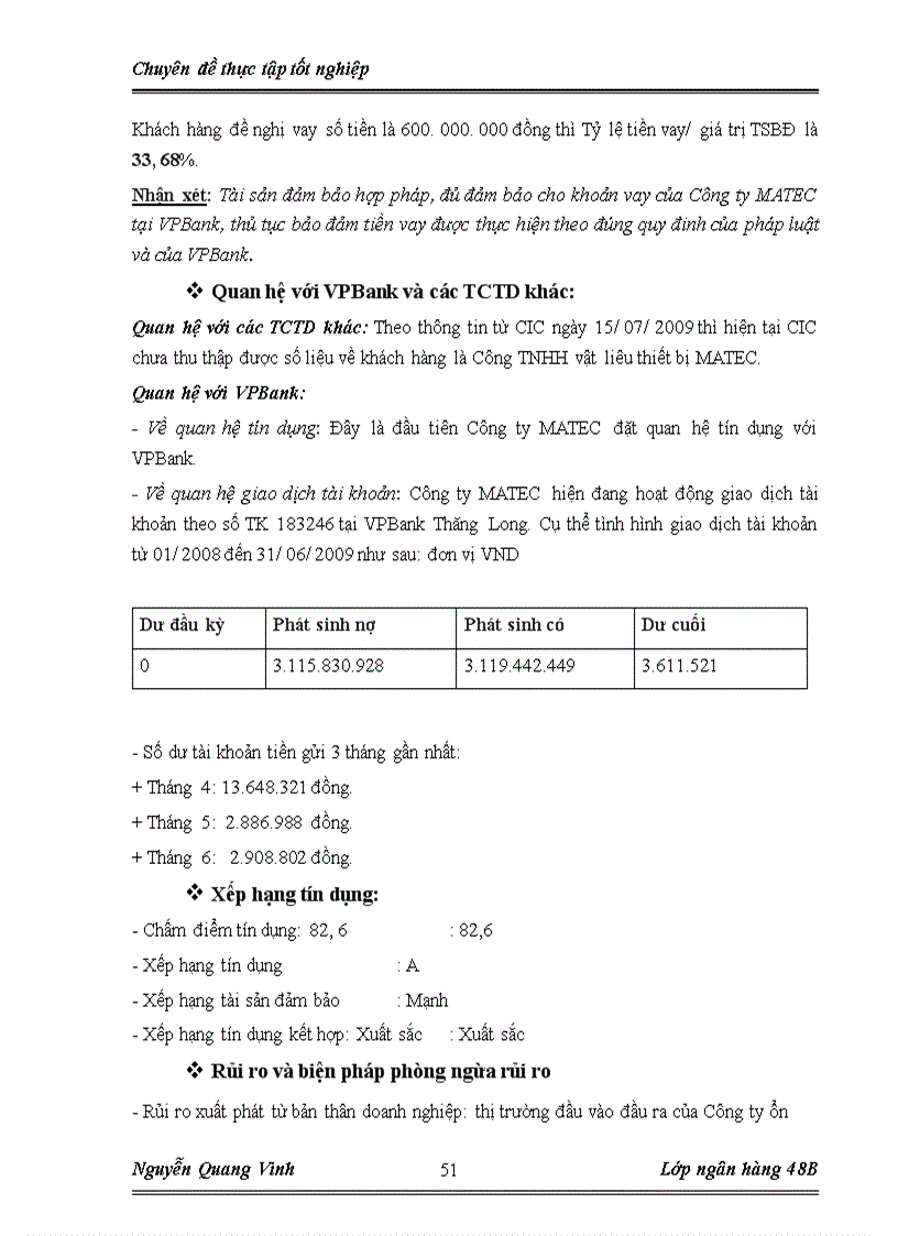 image for page Nâng cao chất lượng phân tích tín dụng trong công tác cho vay doanh nghiệp tại ngân hàng VPBank chi nhánh Thăng Long 1