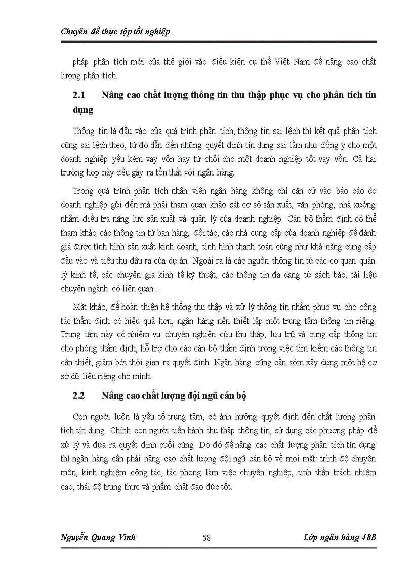 image for page Nâng cao chất lượng phân tích tín dụng trong công tác cho vay doanh nghiệp tại ngân hàng VPBank chi nhánh Thăng Long 1