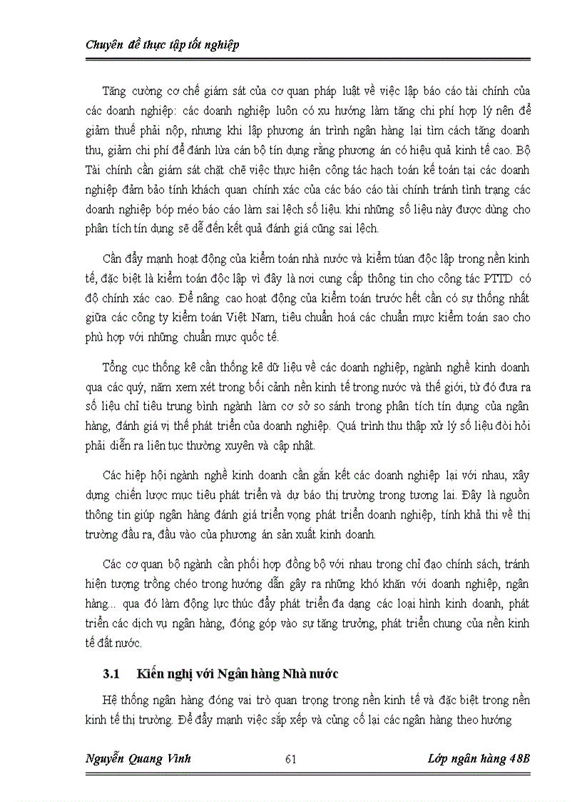 image for page Nâng cao chất lượng phân tích tín dụng trong công tác cho vay doanh nghiệp tại ngân hàng VPBank chi nhánh Thăng Long 1