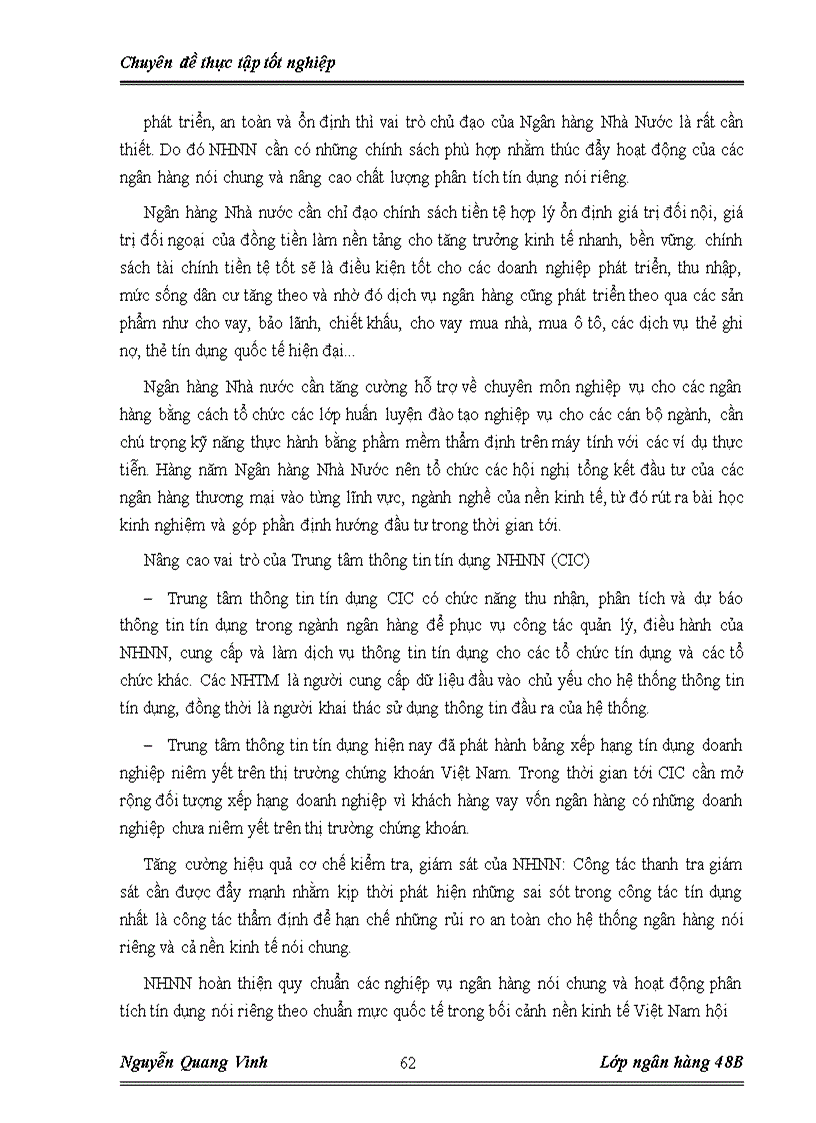 image for page Nâng cao chất lượng phân tích tín dụng trong công tác cho vay doanh nghiệp tại ngân hàng VPBank chi nhánh Thăng Long 1