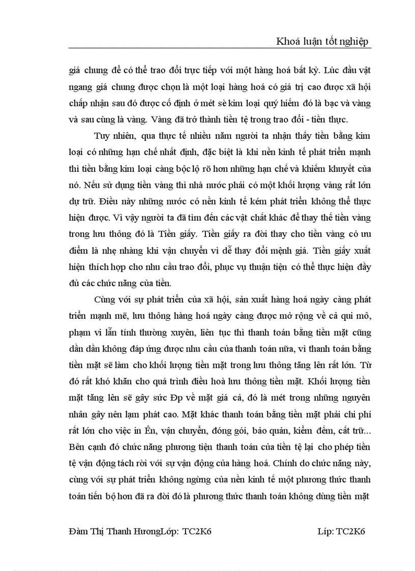 image for page Một số vấn đề về Thanh toán không dùng tiền mặt tại NHĐT PT Cao Bằng Thực trạng và giải pháp 1