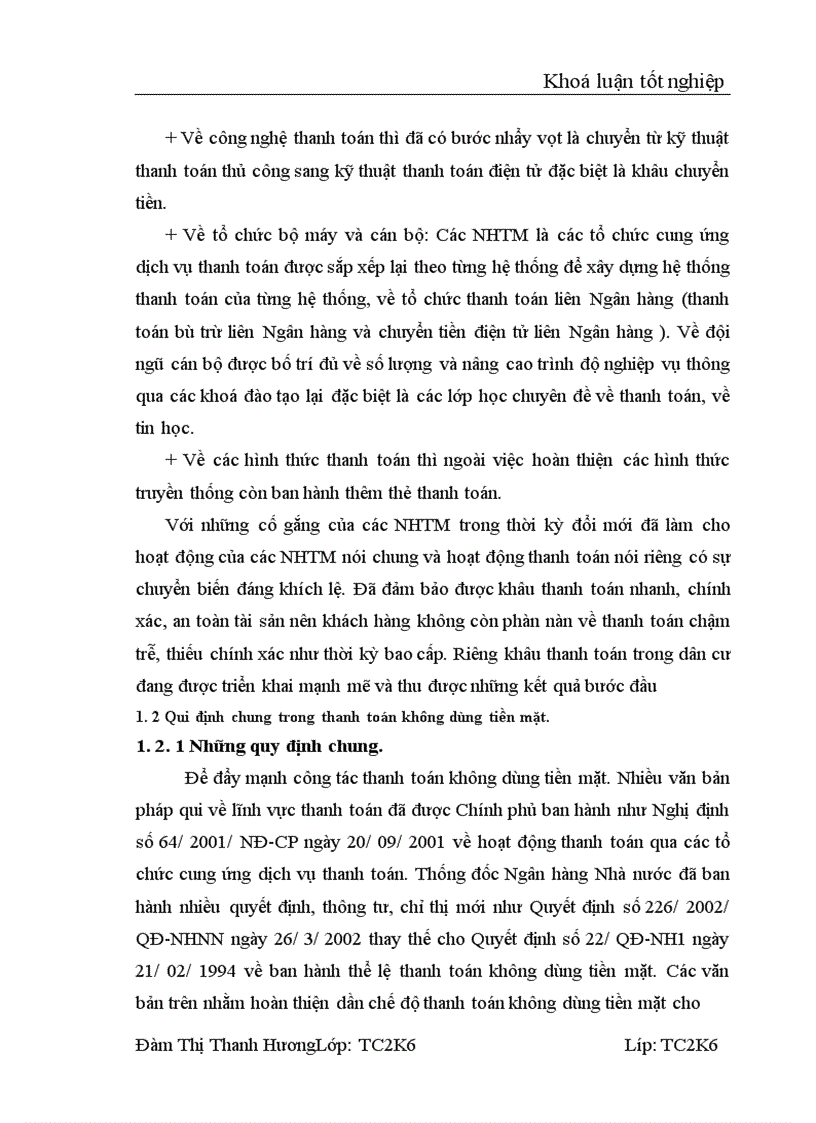 image for page Một số vấn đề về Thanh toán không dùng tiền mặt tại NHĐT PT Cao Bằng Thực trạng và giải pháp 1