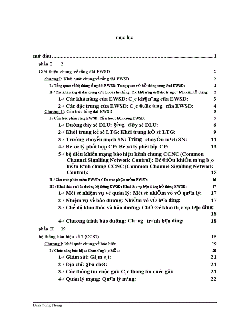 image for page Tổng đài điện tử số SPC EWSD Siemens Hệ thống báo hiệu số 7