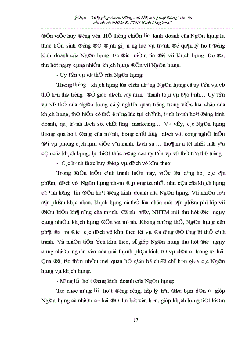 image for page Giải pháp nhằm nâng cao hiệu quả huy động vốn tại chi nhánh NHNo PTNT Tỉnh Lạng Sơn 1