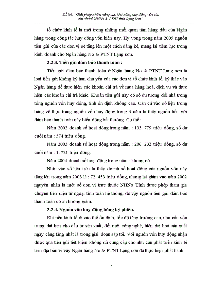 image for page Giải pháp nhằm nâng cao hiệu quả huy động vốn tại chi nhánh NHNo PTNT Tỉnh Lạng Sơn 1