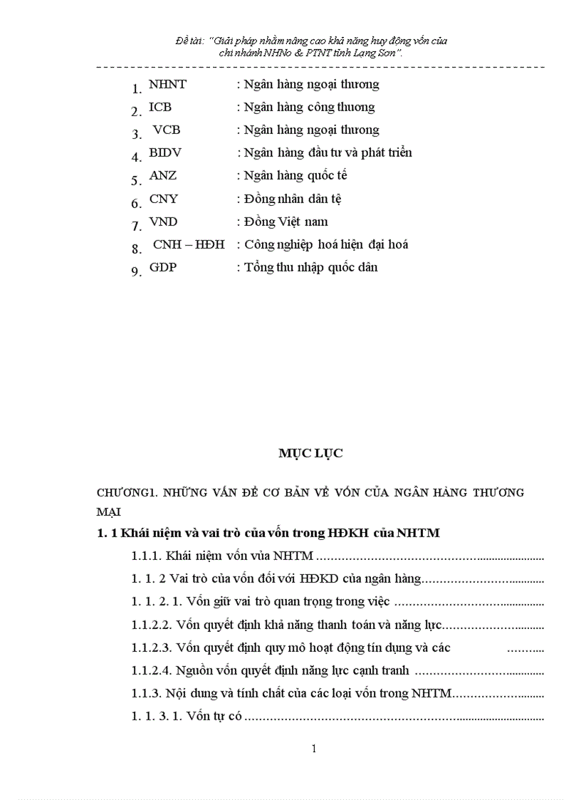 image for page Giải pháp nhằm nâng cao hiệu quả huy động vốn tại chi nhánh NHNo PTNT Tỉnh Lạng Sơn 1
