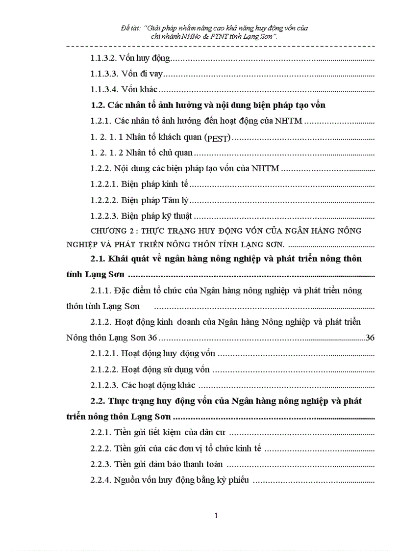 image for page Giải pháp nhằm nâng cao hiệu quả huy động vốn tại chi nhánh NHNo PTNT Tỉnh Lạng Sơn 1