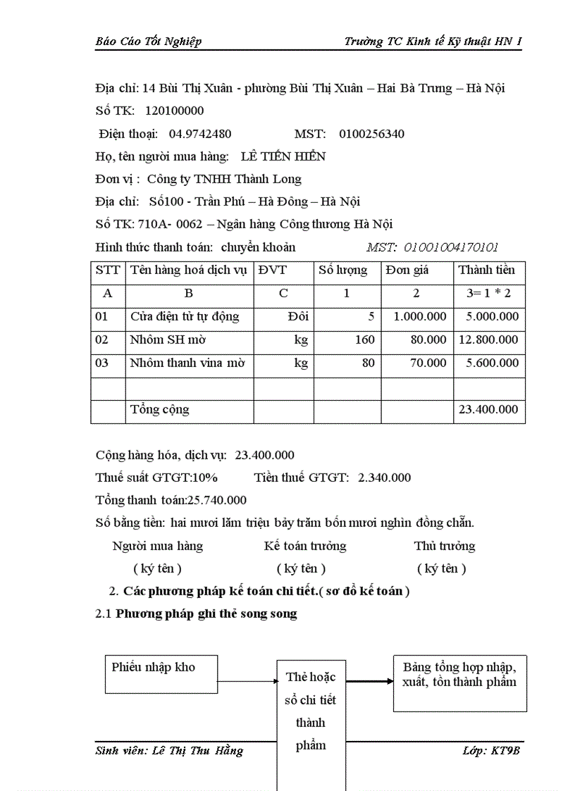 image for page Kế toán bán hàng và xác định kết qủa kinh doanh tại Công ty TNHH thương mại vật tư Nam Hải