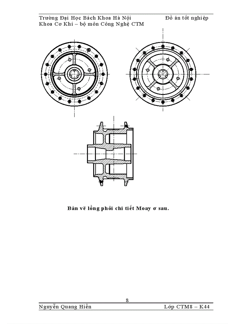 image for page Thiết kế quy trình công nghệ gia công chi tiết moay ơ và mặt bích lắp nhông sau thuộc cụm moayơ sau của xe máy và tìm hiểu lý thuyết về phương pháp gia công dung tia lửa điện
