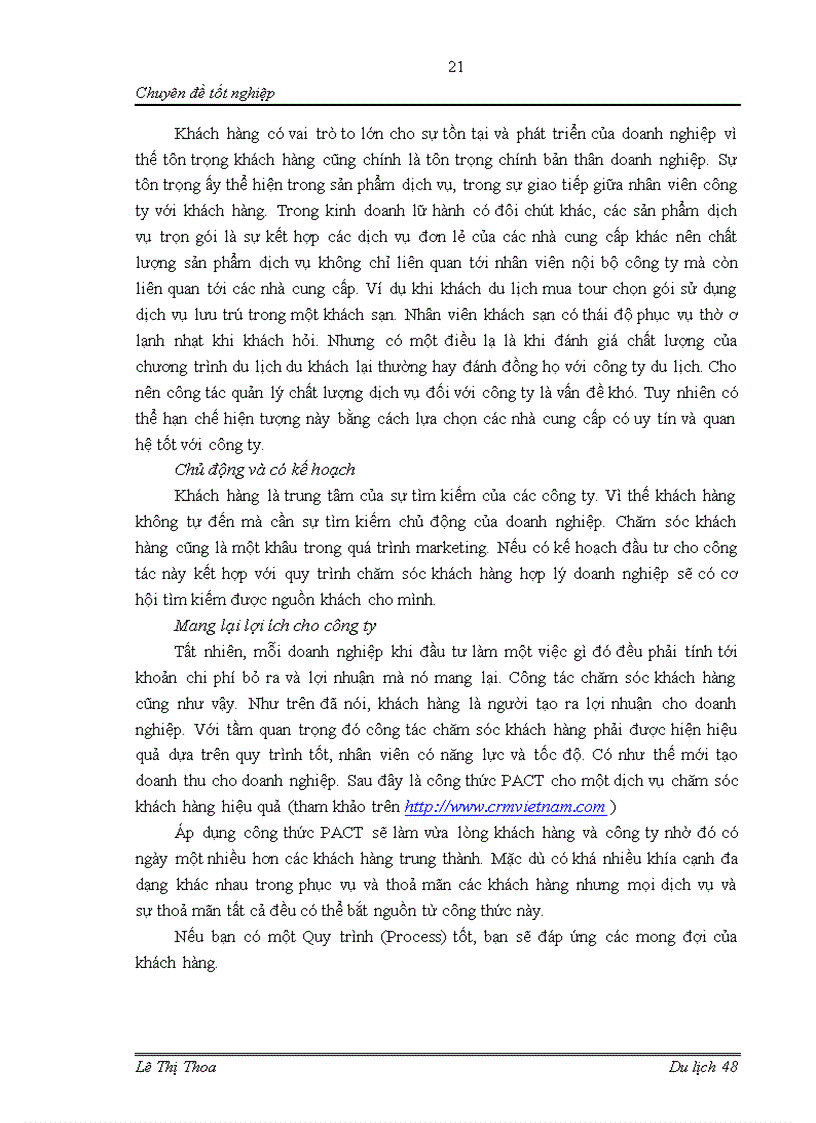image for page Hoàn thiện hoạt động chăm sóc khách hàng tại Công ty Thương Mại và Dịch vụ Lữ hành Tân Việt
