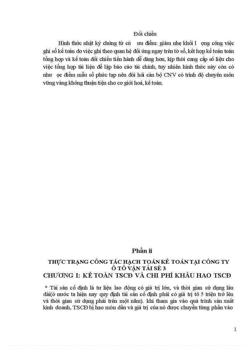 image for page Báo cáo tổng hợp về công tác kế toán tại công ty ô tô vận tải số 3