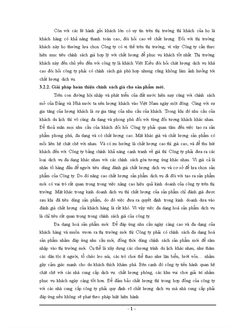 image for page Hoàn thiện công tác quản lý giá trong kinh doanh lữ hành ở Công ty TNHH du lịch và dịch vụ Hà Long