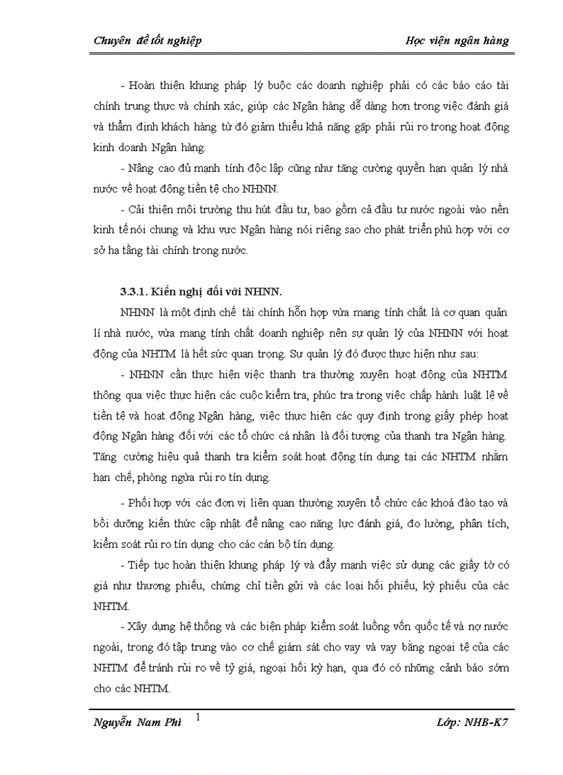 image for page Giải pháp phòng ngừa và hạn chế rủi ro tín dụng tạí Sở giao dịch NHNT Việt Nam